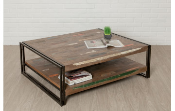 Table basse en bois recyclé DELORM