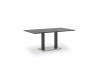 Salon de jardin d'angle design bas gris anthracite 10 personnes DELORM