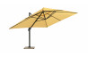 Parasol de jardin rectangulaire déporté et inclinable 4 x 3m DELORM