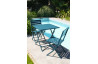 Chaise salon de jardin pliante en aluminium MARIUS CITY GARDEN