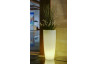 Pot de fleur lumineux d'extérieur filaire bambú 70 blanc NEWGARDEN