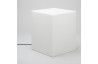 Table basse lumineuse d'extérieur filaire cuby 53 blanc NEWGARDEN