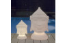 Mobilier décoratif lumineux d’extérieur filaire goa 40 blanc NEWGARDEN