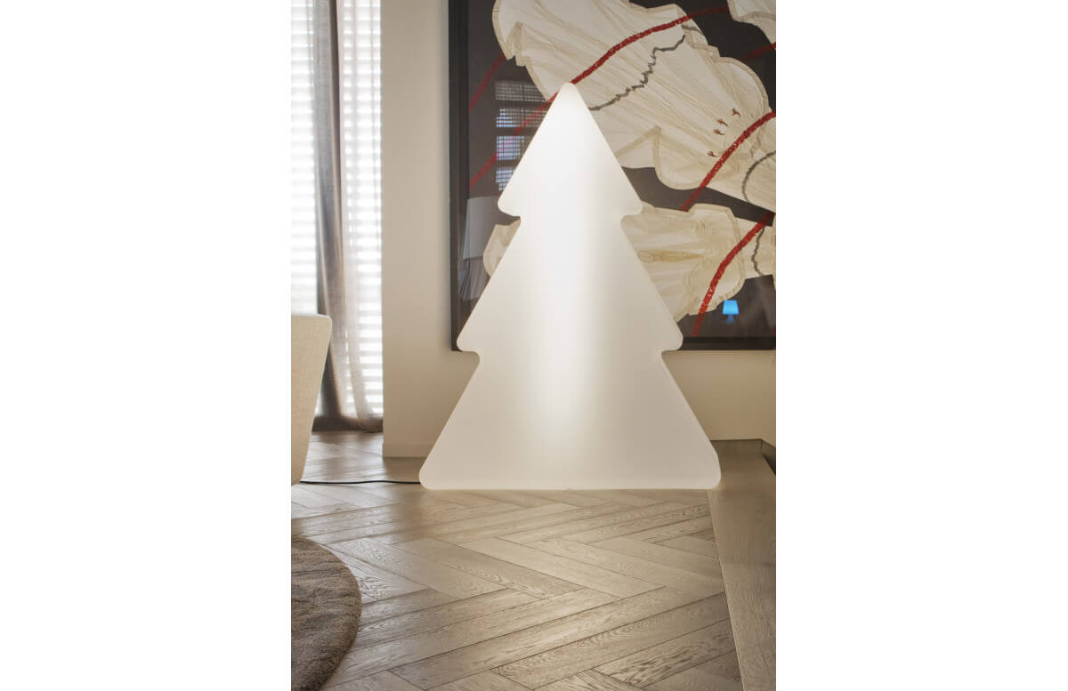 Mobilier décoratif lumineux d’extérieur filaire pinus 160 blanc NEWGARDEN