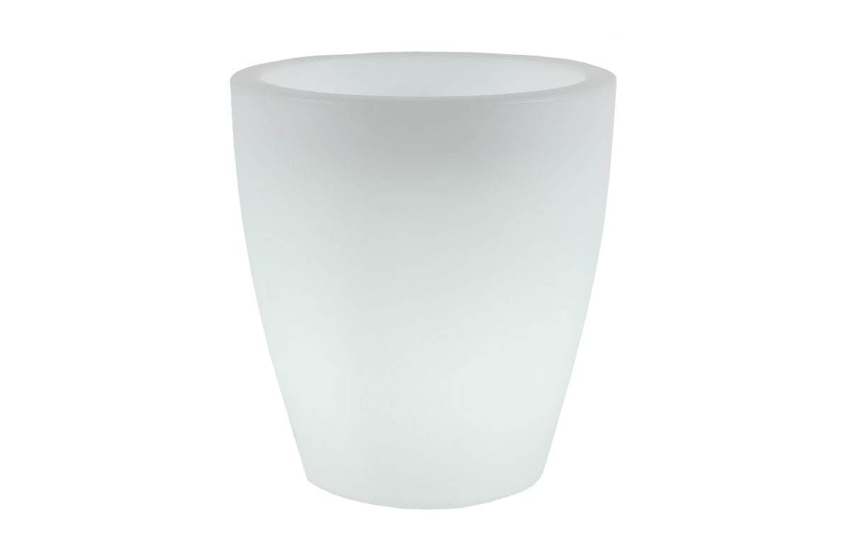 Pot de fleur lumineux d'extérieur filaire violeta 40 blanc NEWGARDEN