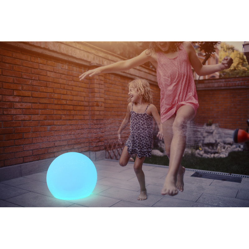 Boule Lumineuse 40cm Buly Lampe d'extérieur solaire + rechargeable