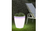 Pot de fleur lumineux d'extérieur solaire violeta 40 NEWGARDEN