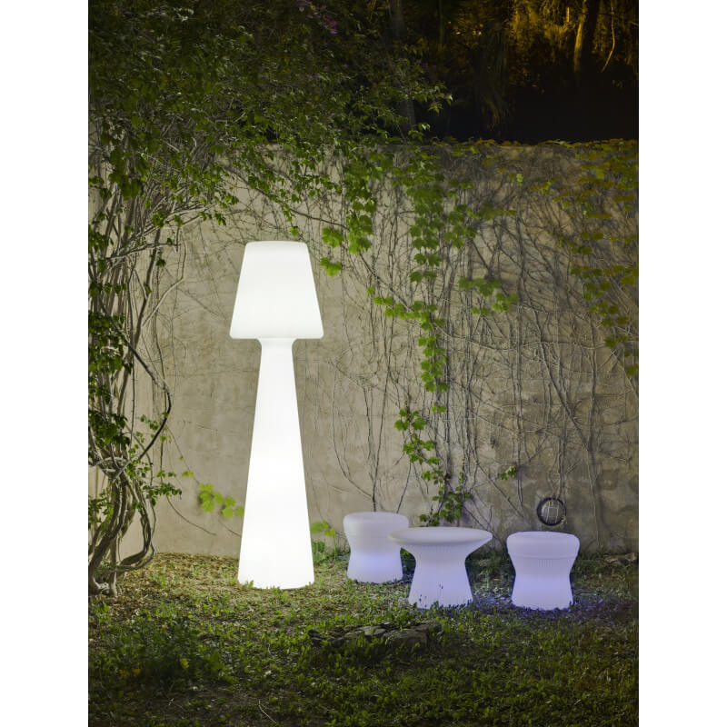 Lampe extérieure sur pied filaire grace 140 blanc NEWGARDEN