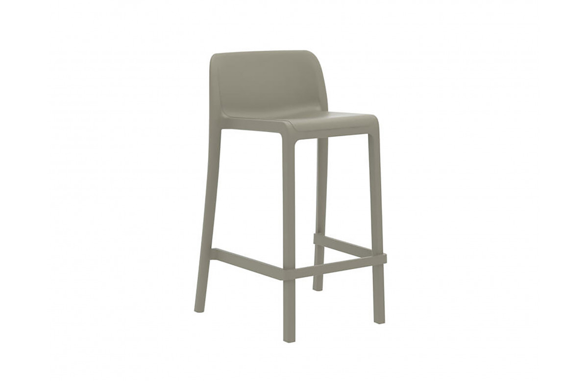 Chaise haute empilable ATTIC en polypropylène Taupe EZPELETA Chaise haute empilable ATTIC en polypropylène Taupe EZPELETA