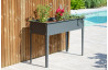 Potager urbain CIPOLLINA 100x40cm Anthracite CITY GARDEN