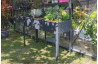 Potager urbain CIPOLLINA 100x40cm Anthracite CITY GARDEN