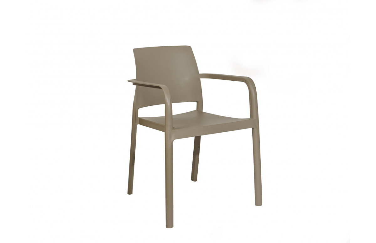 Fauteuil de jardin empilable DOCK en polypropylène EZPELETA Fauteuil de jardin empilable DOCK en polypropylène EZPELETA