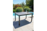 Table de jardin extensible 6/10 personnes GASTON en aluminium Anthracite CITY GARDEN