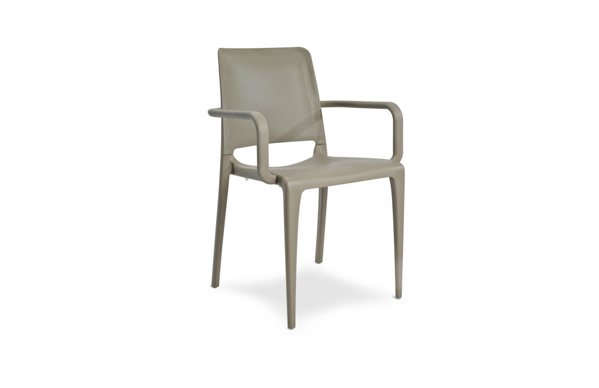 Fauteuil de jardin empilable HALL en polypropylène EZPELETA Fauteuil de jardin empilable HALL en polypropylène EZPELETA