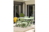 Table salon de jardin pliante pour 4 personnes en aluminium et rectangulaire MARIUS CITY GARDEN