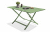 Table salon de jardin pliante pour 4 personnes en aluminium et rectangulaire MARIUS CITY GARDEN