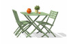 Table salon de jardin pliante pour 4 personnes en aluminium et rectangulaire MARIUS CITY GARDEN