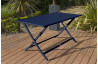 Table salon de jardin pliante pour 4 personnes en aluminium et rectangulaire MARIUS CITY GARDEN