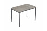 Table de jardin rectangulaire MEET en aluminium et HPL 4 personnes EZPELETA