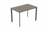 Table de jardin rectangulaire MEET en aluminium et HPL 4 personnes EZPELETA