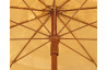 Parasol de jardin à franges MANILA diam. 200 cm en acier finition bois Marron EZPELETA