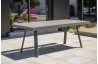 Table salon de jardin extensible en céramique/alu pour 12 personnes DCB Garden STOCKHOLM gris anthracite