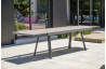 Table salon de jardin extensible en céramique/alu pour 12 personnes DCB Garden STOCKHOLM gris anthracite