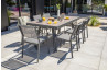 Table salon de jardin extensible en céramique/alu pour 12 personnes DCB Garden STOCKHOLM gris anthracite