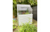 Mini serre de jardin double 120x120 cm STRETTO Blanc CITY GARDEN