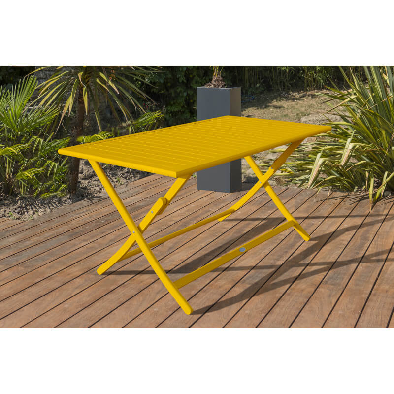 OUTSUNNY Table de jardin pliable 4 personnes table ronde pliante Ø