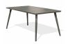 Table de jardin rectangulaire MADELIA en aluminium Anthracite 6 personnes CITY GARDEN