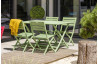 Chaise salon de jardin pliante en aluminium MARIUS CITY GARDEN