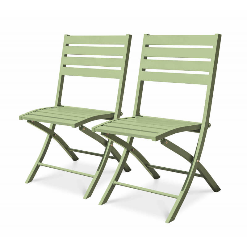 Chaise salon de jardin pliante en aluminium MARIUS