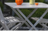 Table salon de jardin pliante pour 4 personnes en aluminium et rectangulaire MARIUS CITY GARDEN