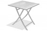 Table salon de jardin pliante et carrée en aluminium pour 2 personnes MARIUS CITY GARDEN