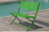 Banc de jardin en aluminium pliable MARIUS CITY GARDEN