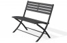 Banc de jardin en aluminium pliable MARIUS CITY GARDEN