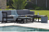 Salon de jardin bas BARCELONA en aluminium 6 personnes DCB GARDEN