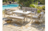 Ensemble table et chaises de jardin CAYENNE en aluminium 7 personnes DCB GARDEN