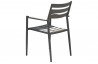 Fauteuil salon de jardin empilable en aluminium GABIN CITY GARDEN