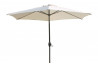 Parasol de jardin droit, inclinable et à manivelle 2m70 Marbella DCB Garden