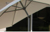 Parasol de jardin droit, inclinable et à manivelle 2m70 Marbella DCB Garden