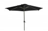 Parasol de jardin droit, inclinable et à manivelle 2m70 Marbella DCB Garden