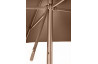 Parasol de jardin ouverture push-up EOLO 250x250 cm en aluminium laqué et toile OLEFIN® EZPELETA