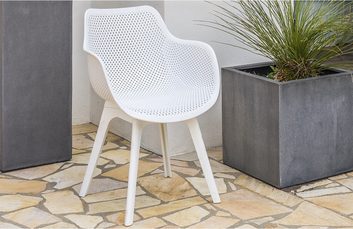 Fauteuil salon de jardin design DCB Garden SCANDI