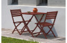 Ensemble table et chaises de jardin en aluminium 2 personnes Marius CITY GARDEN