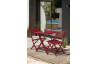 Ensemble table et chaises de jardin en aluminium 2 personnes Marius CITY GARDEN