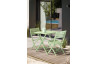 Ensemble table et chaises de jardin en aluminium 2 personnes Marius CITY GARDEN