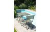 Ensemble table et chaises de jardin en aluminium 2 personnes Marius CITY GARDEN