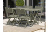 Ensemble table et chaises de jardin en aluminium 4 personnes Marius CITY GARDEN